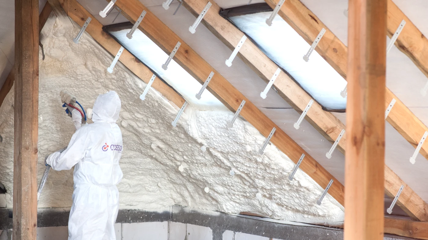 Ocieplenie poddasza pianą PUR